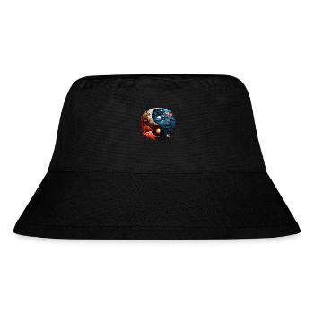 Yin Yang - Stanley/Stella Recycled Bucket Hat - black - Front