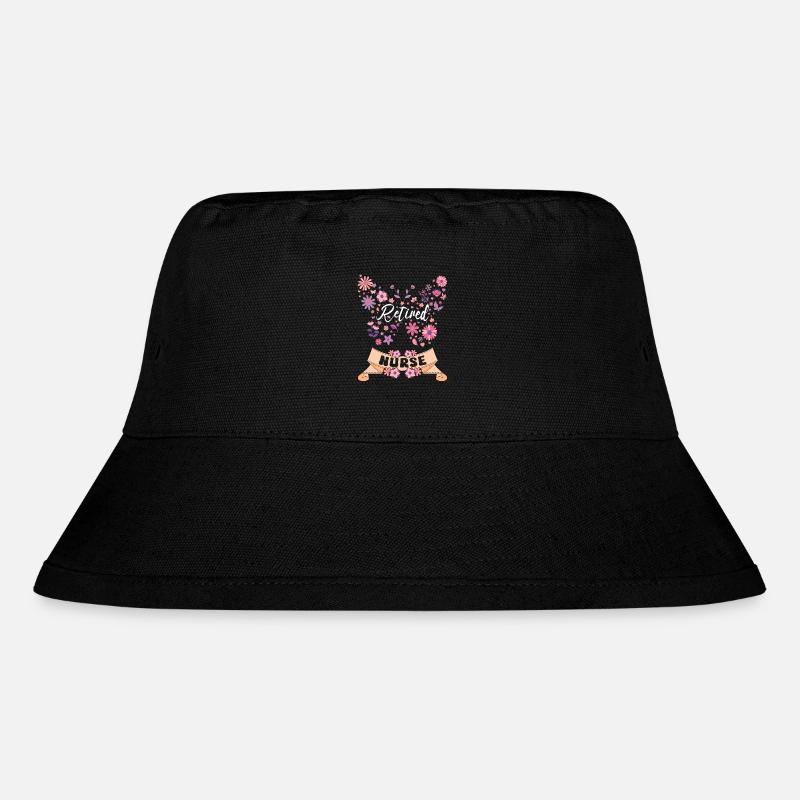 Retraitée Femme Infirmière Retraite - Bob recyclé Stanley/Stella - noir
