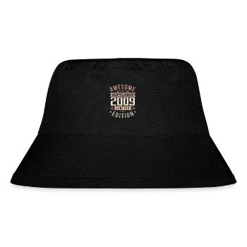 2009 September Birthday Born September 2009 - Stanley/Stella Recycled Bucket Hat - black - Front