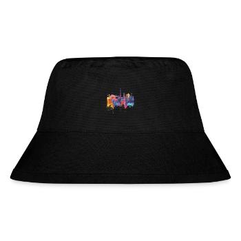 Yao - Stanley/Stella recycelter Bucket Hat - Schwarz - Vorne