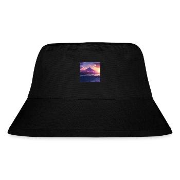 Japan - Stanley/Stella recycelter Bucket Hat - Schwarz - Vorne