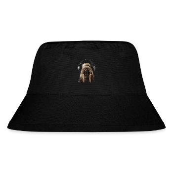 Walross - Stanley/Stella recycelter Bucket Hat - Schwarz - Vorne