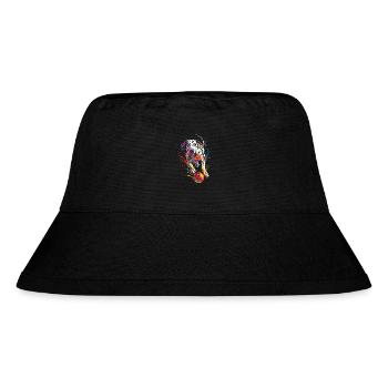 Dalmatiner - Stanley/Stella recycelter Bucket Hat - Schwarz - Vorne