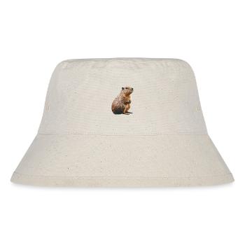 Wasserschwein - Stanley/Stella recycelter Bucket Hat - Naturweiß - Vorne