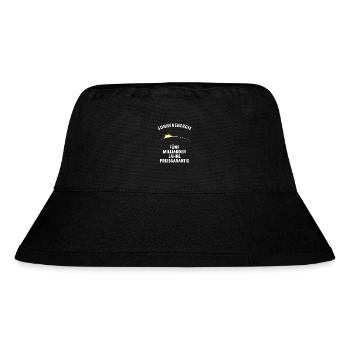 Photovoltaik - Solarenergie - Sonne Preisgarantie - Stanley/Stella recycelter Bucket Hat - Schwarz - Vorne