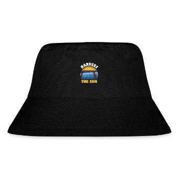 Harvesting the Sun - Solar Energy - Photovoltaics - Stanley/Stella Recycled Bucket Hat - black - Front