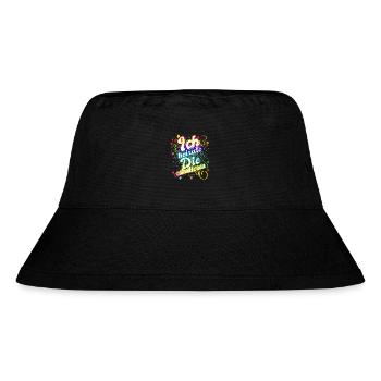 JGA Junggesellinnenabschied - Ich heirate - Stanley/Stella recycelter Bucket Hat - Schwarz - Vorne