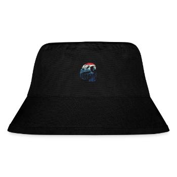 Surf toute la journée - Vague - Surfeur - Cadeau - Bob recyclé Stanley/Stella - noir - Devant