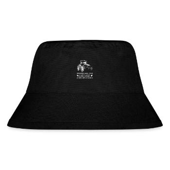 Studieren kann jeder - Landwirt - Traktor - Stanley/Stella recycelter Bucket Hat - Schwarz - Vorne