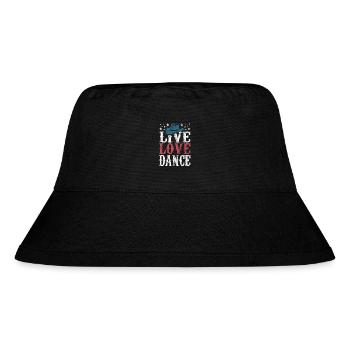 Live Love Dance - Country Fan - Gift - Stanley/Stella Recycled Bucket Hat - black - Front