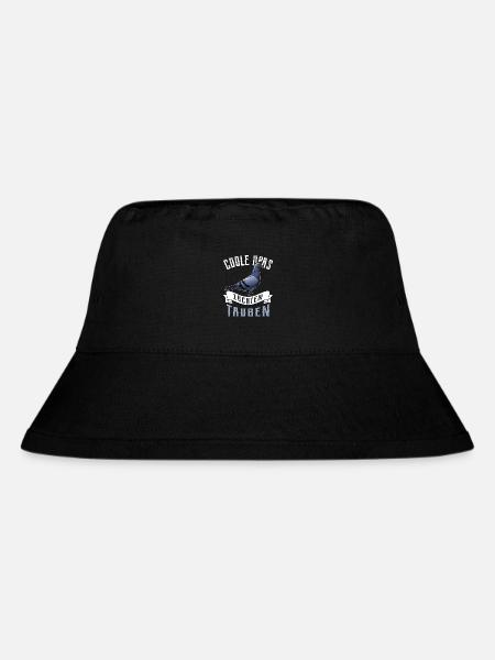 Coole Opas züchten Tauben - Taubenzüchter - Stanley/Stella recycelter Bucket Hat - Schwarz