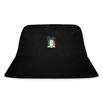 Ich brauche keine Therapie ich muss nach Irland - Stanley/Stella recycelter Bucket Hat - Schwarz - Vorne
