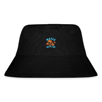 Malle geht immer - Mallorca Fan - Spruch - Stanley/Stella recycelter Bucket Hat - Schwarz - Vorne