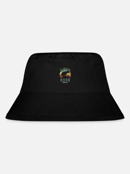 Die mit dem Hund geht - Hundekacke - Stanley/Stella recycelter Bucket Hat - Schwarz