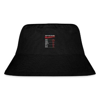 Wöchentlicher Zeitplan eines Rentners - Rente - Stanley/Stella recycelter Bucket Hat - Schwarz - Vorne