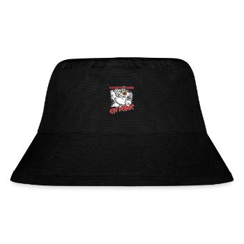 verrückte Hühner on Tour - JGA, Party, Spaß - Stanley/Stella recycelter Bucket Hat - Schwarz - Vorne