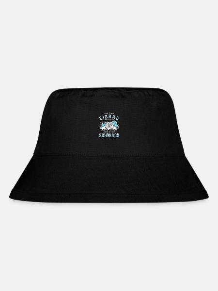 Ist das Eisbad zu kalt bist du zu schwach - Stanley/Stella recycelter Bucket Hat - Schwarz