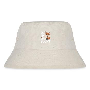 Fuchs Füchse Wildtier Waldtier Rotfuchs - Stanley/Stella recycelter Bucket Hat - Naturweiß - Vorne