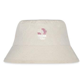 Veteran Military Soldier - Stanley/Stella Recycled Bucket Hat - natural - Front