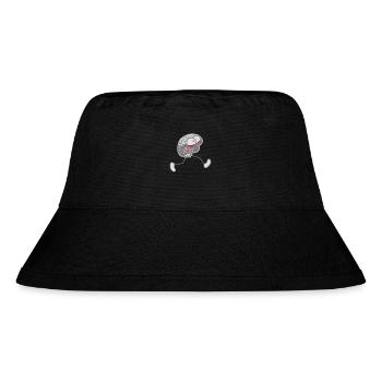 Crazy Running Brain - Stanley/Stella Recycled Bucket Hat - black - Front