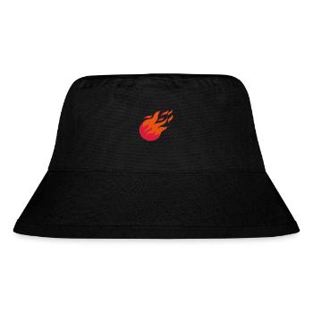 fireball_2 - Stanley/Stella Recycled Bucket Hat - black - Front