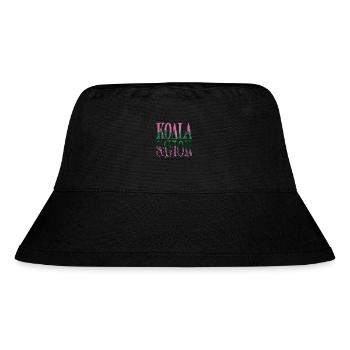 aussie art and design animal lovers gift - Stanley/Stella recycelter Bucket Hat - Schwarz - Vorne