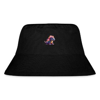 Dinosaurs, for individual text, design - Stanley/Stella Recycled Bucket Hat - black - Front