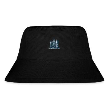 Mysterious abandoned castle with vineyards - Stanley/Stella Recycled Bucket Hat - black - Front