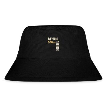 Birthday 36 Years April 1988 Birthday Gift - Stanley/Stella Recycled Bucket Hat - black - Front