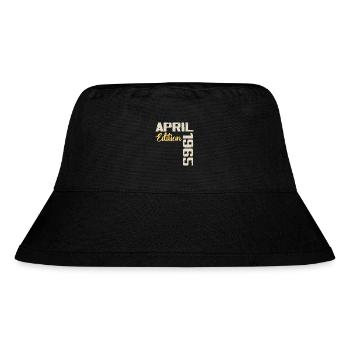 Birthday 59 Years April 1965 Anniversary Gift - Stanley/Stella Recycled Bucket Hat - black - Front