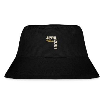 Birthday 23 Years April 2001 Birthday Gift - Stanley/Stella Recycled Bucket Hat - black - Front