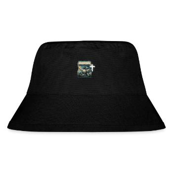 Hope & Future - Inspiring Christian T-Shirt T-Shir - Stanley/Stella Recycled Bucket Hat - black - Front