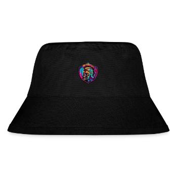 Spartaner Skelett Gladiator - Stanley/Stella recycelter Bucket Hat - Schwarz - Vorne
