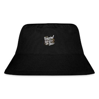 Mädchen on Tour Achtung Frauen auf Tour - Stanley/Stella recycelter Bucket Hat - Schwarz - Vorne