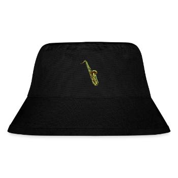 saxophone - Stanley/Stella recycelter Bucket Hat - Schwarz - Vorne