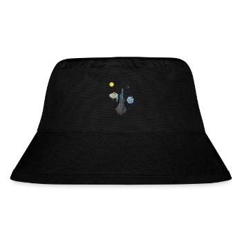 Cuboid cosmos - Stanley/Stella Recycled Bucket Hat - black - Front