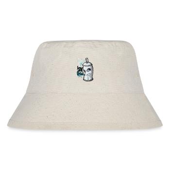 Spray und Graffiti - Stanley/Stella recycelter Bucket Hat - Naturweiß - Vorne
