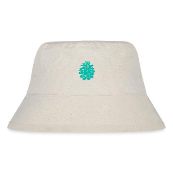 green pine cone - Stanley/Stella Recycled Bucket Hat - natural - Front