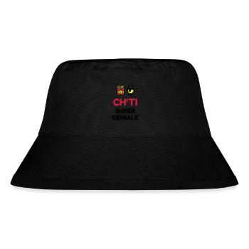 Ch'ti / Nord / Chti / Ch'ti mi / Nordiste - Stanley/Stella recycelter Bucket Hat - Schwarz - Vorne