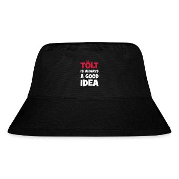 tölt is always a good idea - Stanley/Stella Recycled Bucket Hat - black - Front
