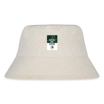 Rette die Natur - Stanley/Stella recycelter Bucket Hat - Naturweiß - Vorne