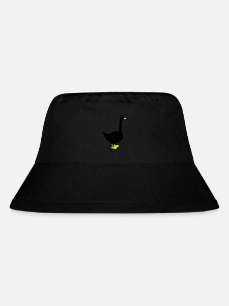 gans - Stanley/Stella recycelter Bucket Hat - Schwarz