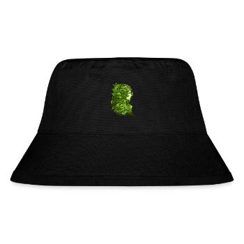 Vintage steampunk girl in green color - Stanley/Stella Recycled Bucket Hat - black - Front