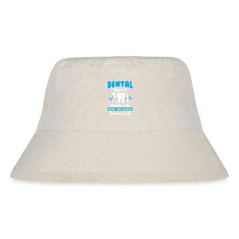 Dental Tooth Teeth - Stanley/Stella recycelter Bucket Hat - Naturweiß - Vorne