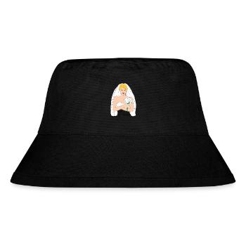 bride blond 1 - Stanley/Stella recycelter Bucket Hat - Schwarz - Vorne