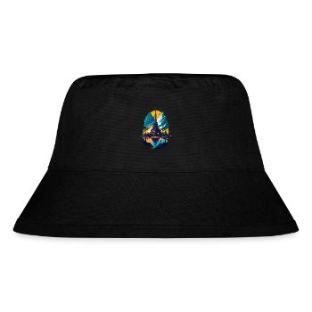 Abstract Tower of Paris - Stanley/Stella Recycled Bucket Hat - black - Front