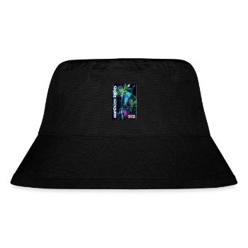 northern lights - Stanley/Stella recycelter Bucket Hat - Schwarz - Vorne