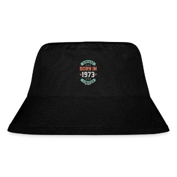 Vintage born in 1973 - Stanley/Stella Recycled Bucket Hat - black - Front