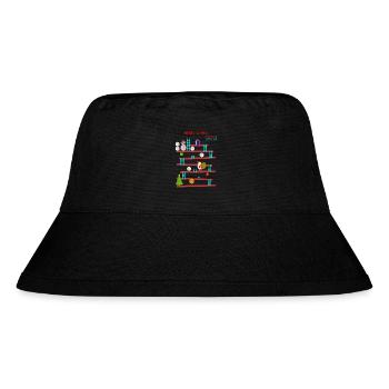 X-mas-Weihnachten-Gute alte Zeit- remastert - Stanley/Stella recycelter Bucket Hat - Schwarz - Vorne