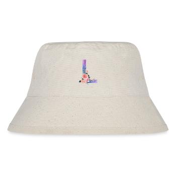 Lettre L watercolor - Bob recyclé Stanley/Stella - blanc naturel - Devant